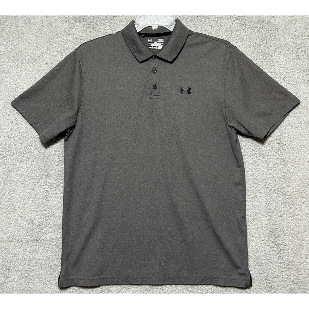 Under Armour Shirt Men's XL Heat Gear Short Sleeve Polo Golf Team Sports Coach‎